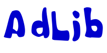 AdLib font