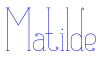 Matilde font