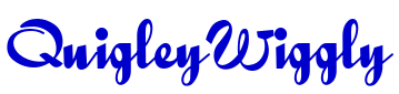 QuigleyWiggly font
